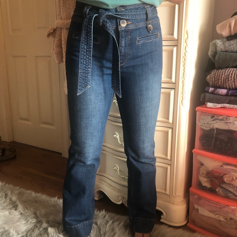 High Rise Anthropologie Jeans